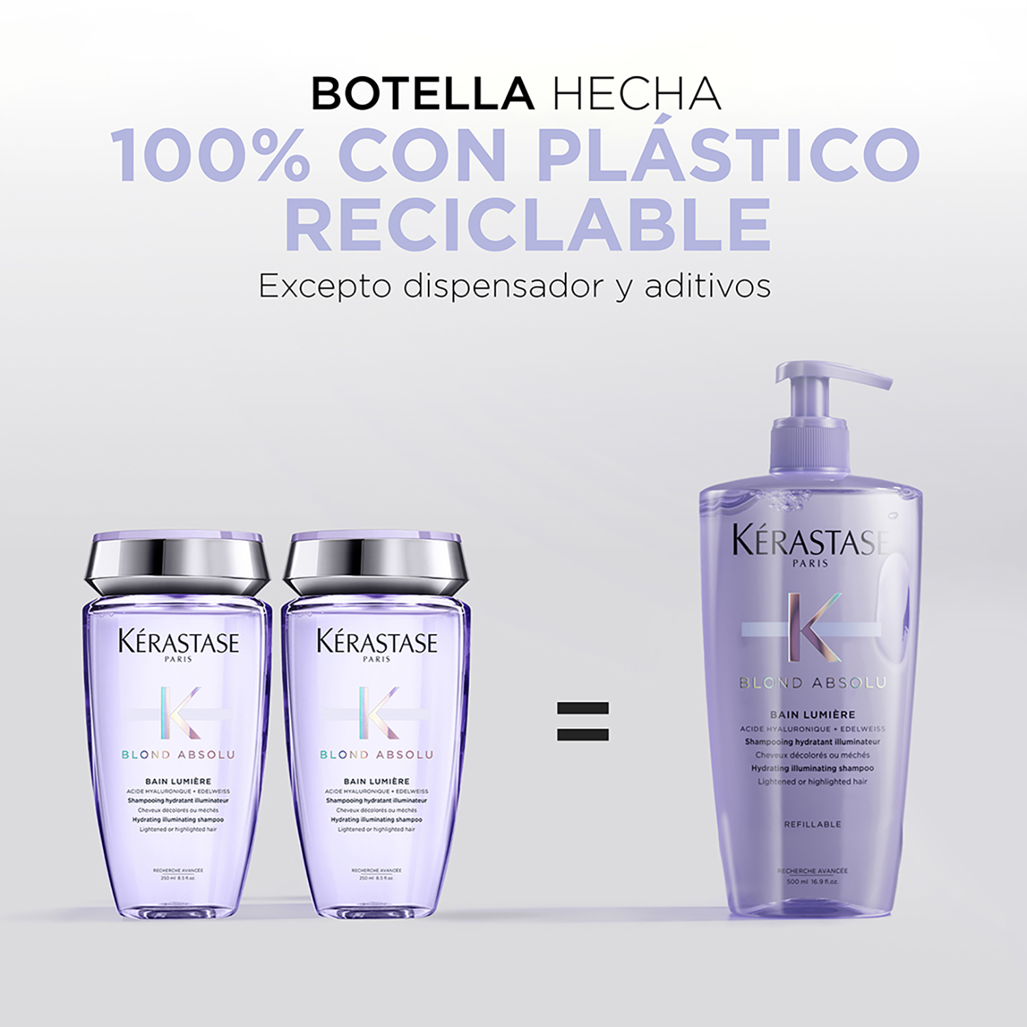 BLOND ABSOLU SHAMPOO (SHAMPOO HIDRATANTE PARA CABELLO RUBIO)
